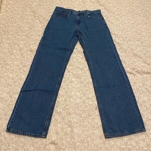 NWT Basic Editions Mens Relaxed Fit Jeans Size 34 x 34
